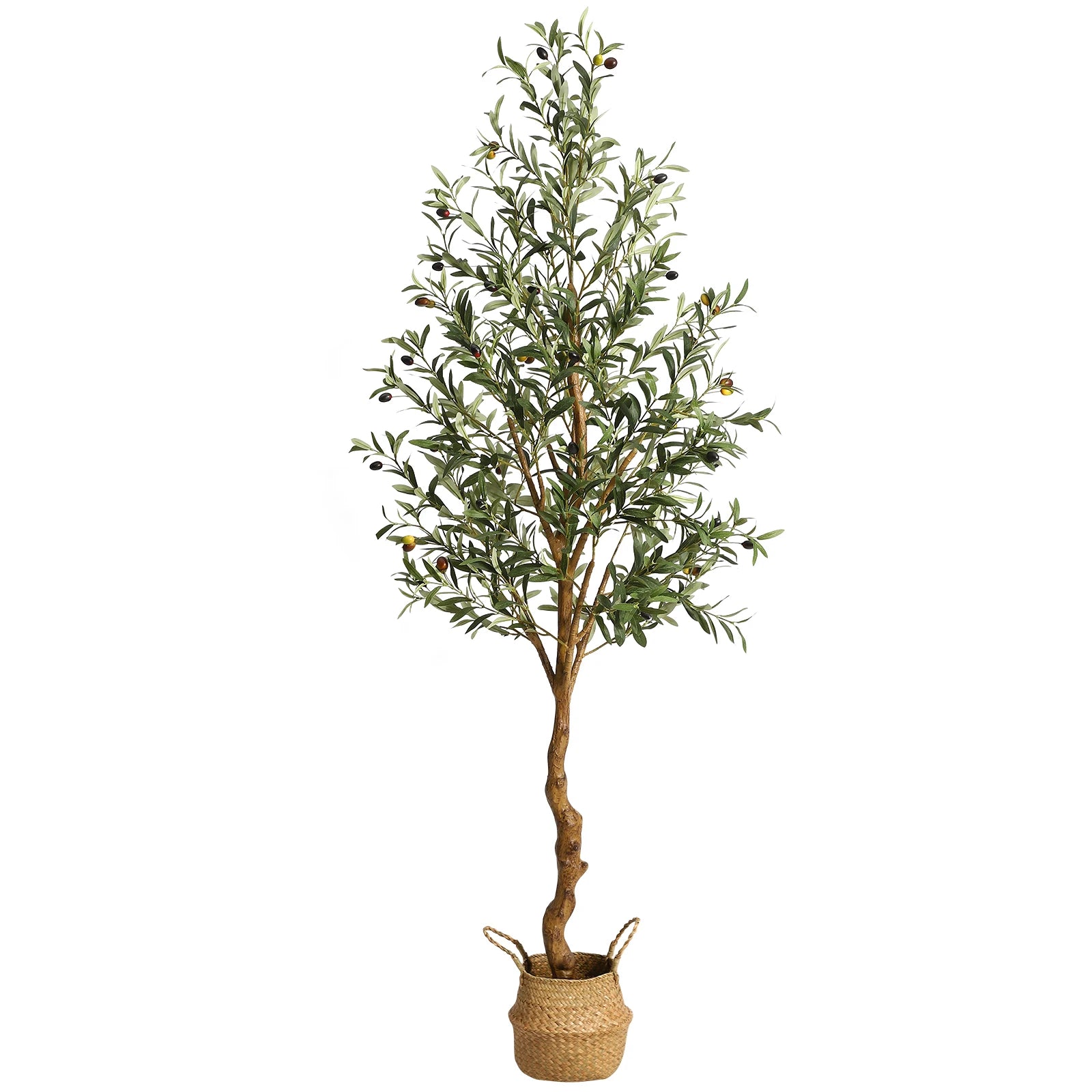 1 ud./2 uds. Olivo Artificial de 4 pies/5 pies/6 pies, plantas artificiales grandes, plantas de plástico falsas en maceta para decoración del dormitorio del hogar