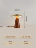 Lámpara de mesa de madera de diseño Medieval Retro francés, brillo dorado LED, luces de escritorio de lujo americanas, dormitorio, mesita de noche, sala de estar, Bar de estudio