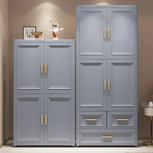 Armario plegable de dos puertas de 70 cm de ancho