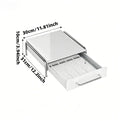 Estante expositor de café en cápsulas con cajón de almacenamiento, caja organizadora de bolsitas de té para encimera de bar, estantes de almacenamiento con cajón para base de máquina de café