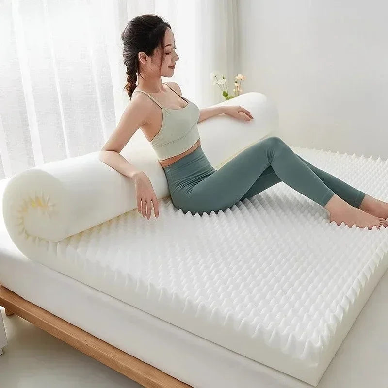 Colchones de Látex Modernos de Lujo de 100x200, 120x200, 150x200, 180x200, 200x220 cm, Colchones con Espuma Viscoelástica, Muebles para el Dormitorio