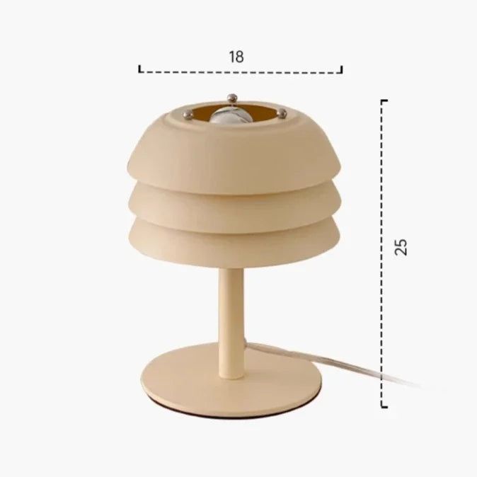 Lámpara de mesa de viento crema Medieval de diseño francés LED E27 atmósfera cálida luces de escritorio mesita de noche dormitorio estudio cocina sala de estar cafetería