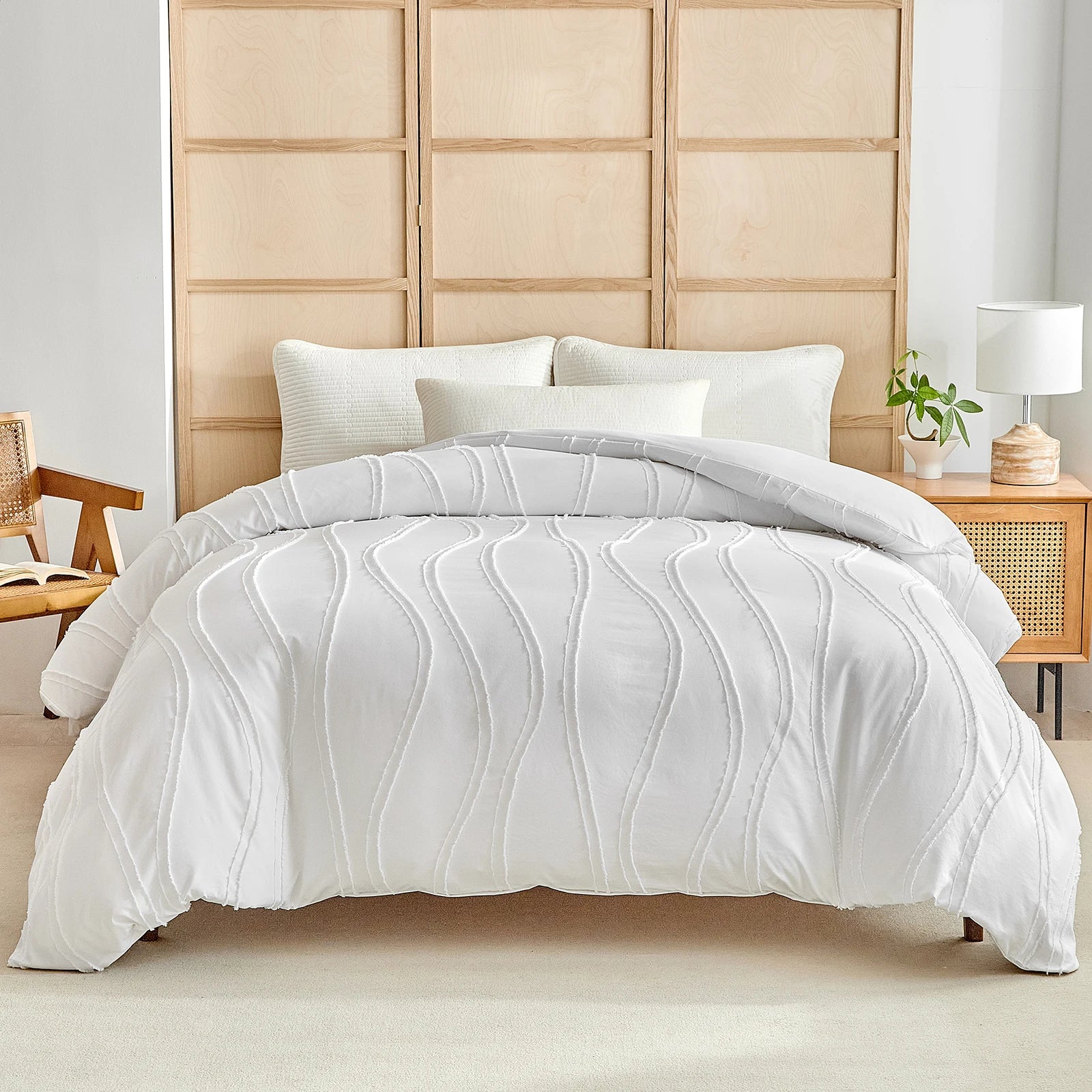Juego de Ropa de Cama con Funda Nórdica, Tamaños Twin, Full, Queen, King, 135x200, Funda Nórdica Nórdica 240x220, Ropa de Cama Individual y Matrimonial con Rayas, 200x200