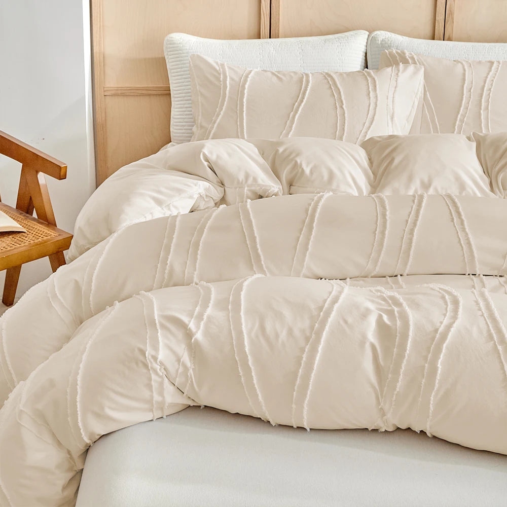 Juego de Ropa de Cama con Funda Nórdica, Tamaños Twin, Full, Queen, King, 135x200, Funda Nórdica Nórdica 240x220, Ropa de Cama Individual y Matrimonial con Rayas, 200x200