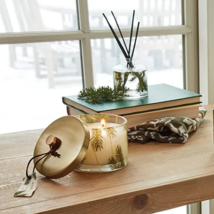 Vela Aromática de Agujas de Pino Heritage - Fragancia de Lujo para el Hogar - Decoración del Hogar y Accesorios de Baño - Aroma a Abeto Frasier y Pino